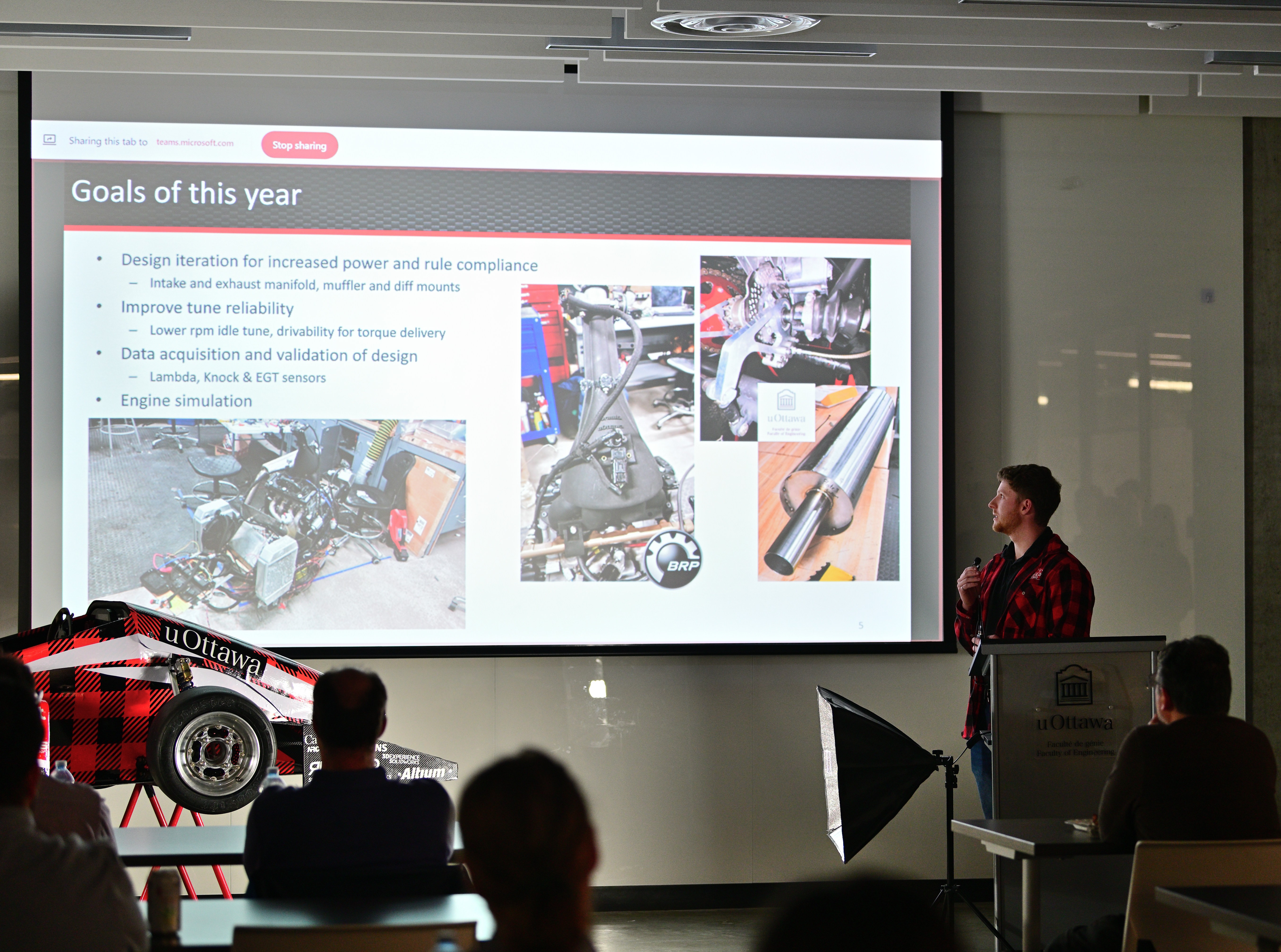Formula uOttawa Formula SAE vehicle